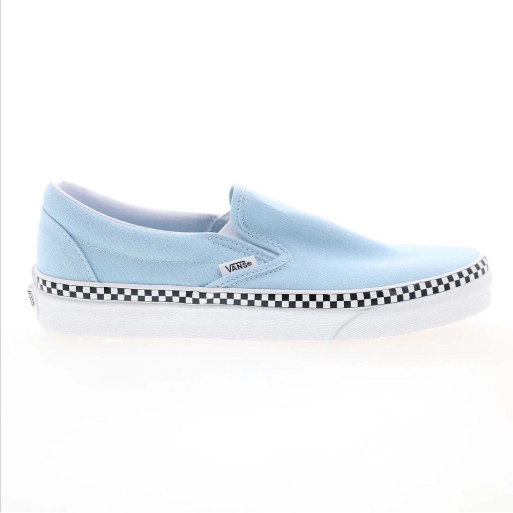 Vans Women's Cool Blue Slip-On Sneakers